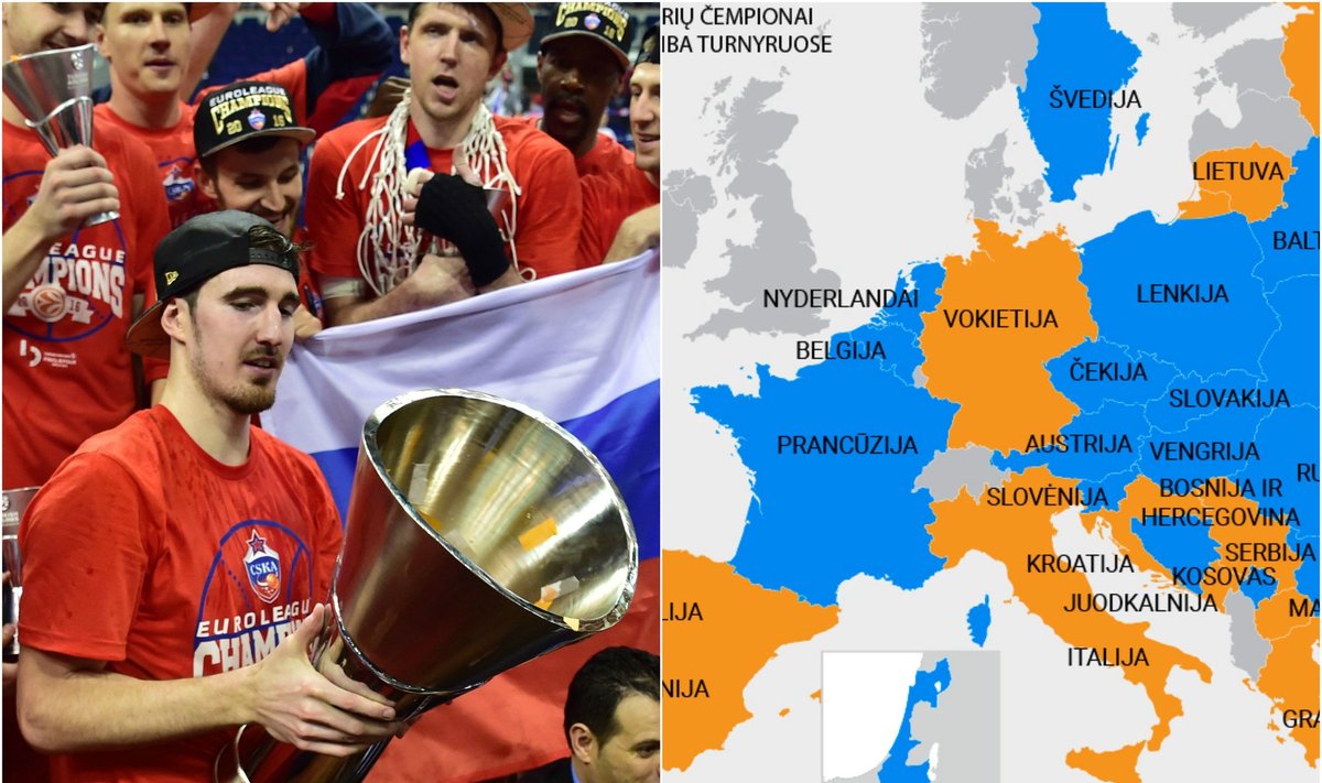 Maskvos CSKA praėjusį sezoną tapo pajėgiausiu Europos klubu, bet kitąmet gresia dvivaldystė