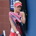 Nelaimė „US Open“ turnyre: E. Bouchard prieš mačą paslydo rūbinėje ir patyrė smegenų sukrėtimą