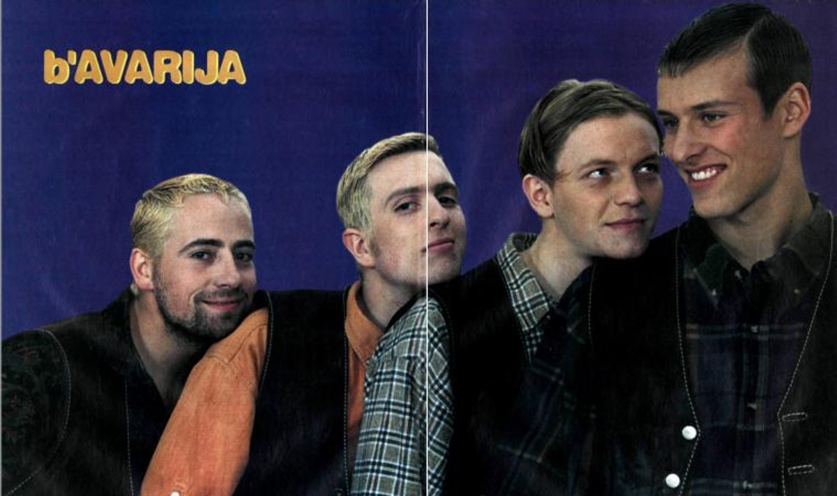 Grupė "b'Avarija" 1996 metais