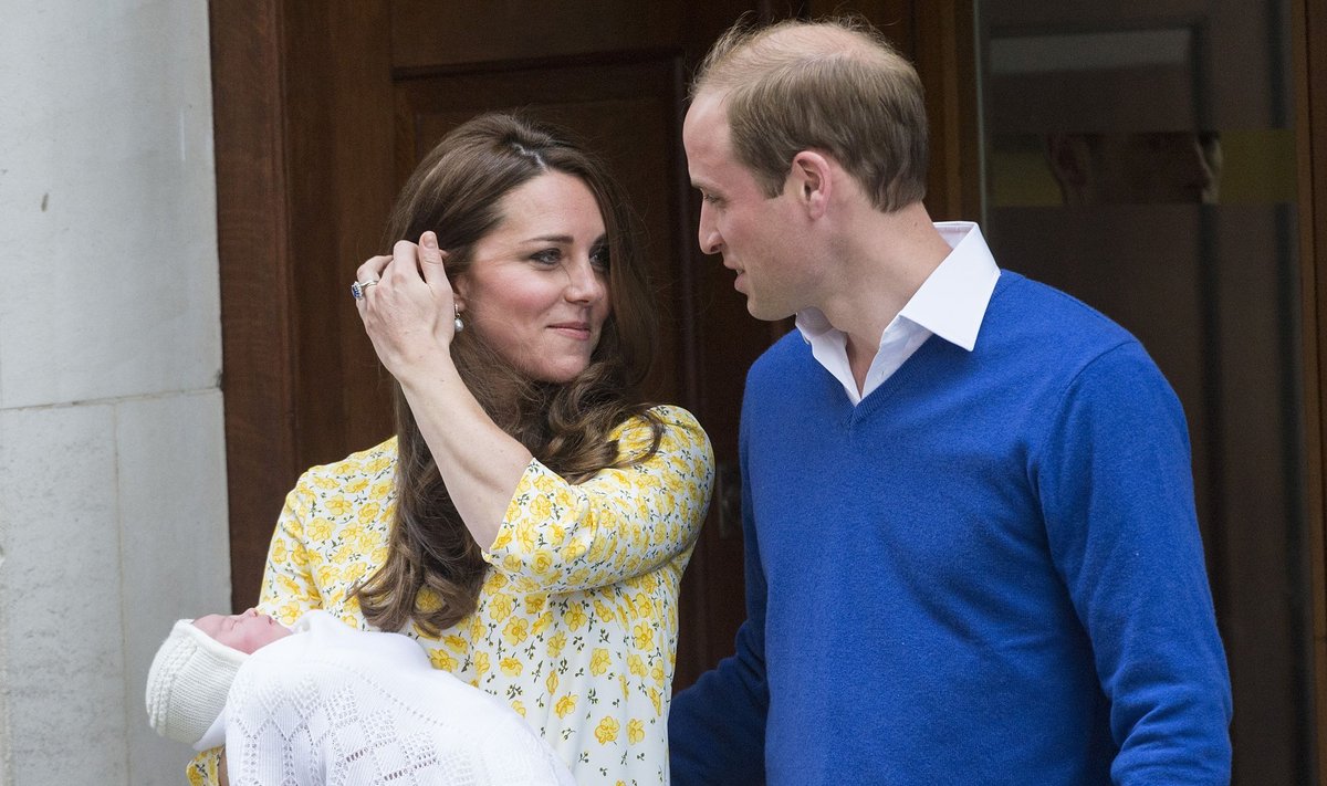 Kate Middleton ir princas Williamas