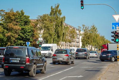 J. Basanavičiaus–Beržų gatvių sankryža / Živilės Večiorkutės nuotr.