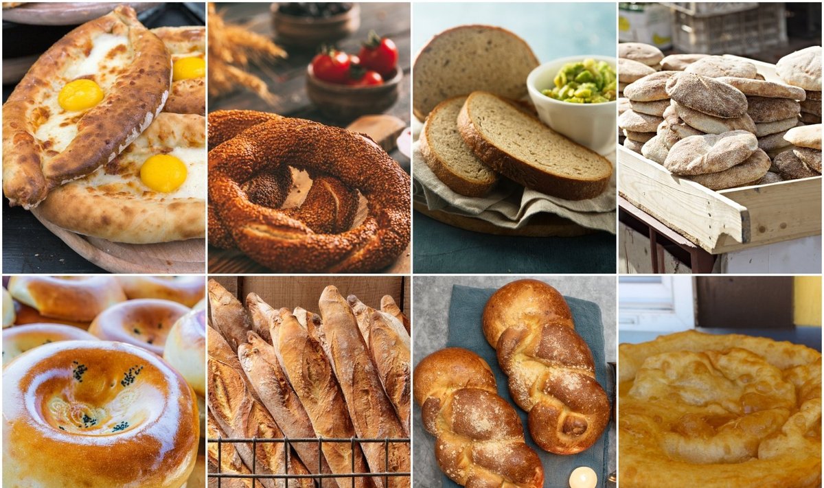 50 duonos rūšių iš viso pasaulio