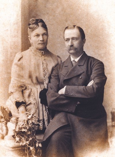 Sofija ir Juozapas Tiškevičiai. Fot. Oto van Bošas. Frankfurtas prie Maino. Apie 1882 m.