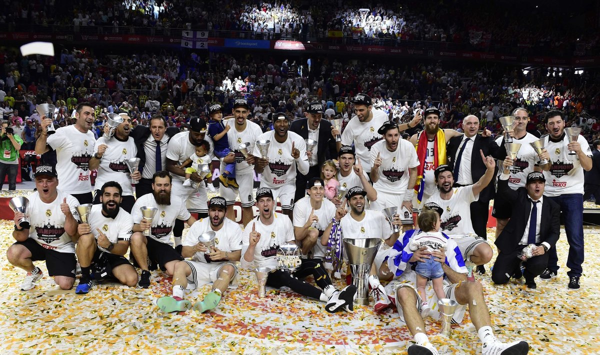 Madrido “Real“ klubas Eurolygoje triumfavo po 20 metų pertraukos