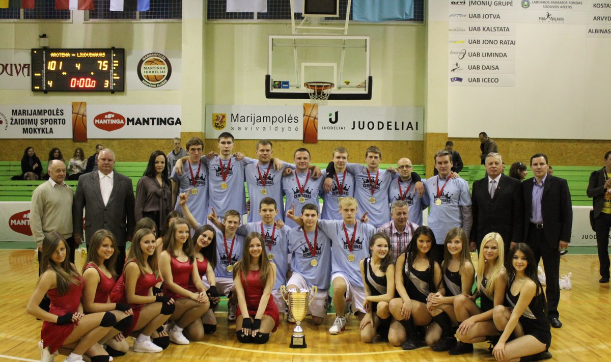 „Arotenos“ ekipa - naujoji Naujieji MKML čempionė
