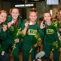 20-metės su bronzos medaliais grįžo į Lietuvą