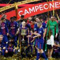 Finale siautėjusi „Barcelona“ ketvirtą kartą iš eilės laimėjo Ispanijos Karaliaus taurę