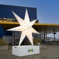 Įspūdingo dydžio Kalėdų žvaigždė nušvies didžiuosius Lietuvos miestus