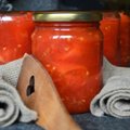 Pomidorai savo sultyse be sterilizavimo