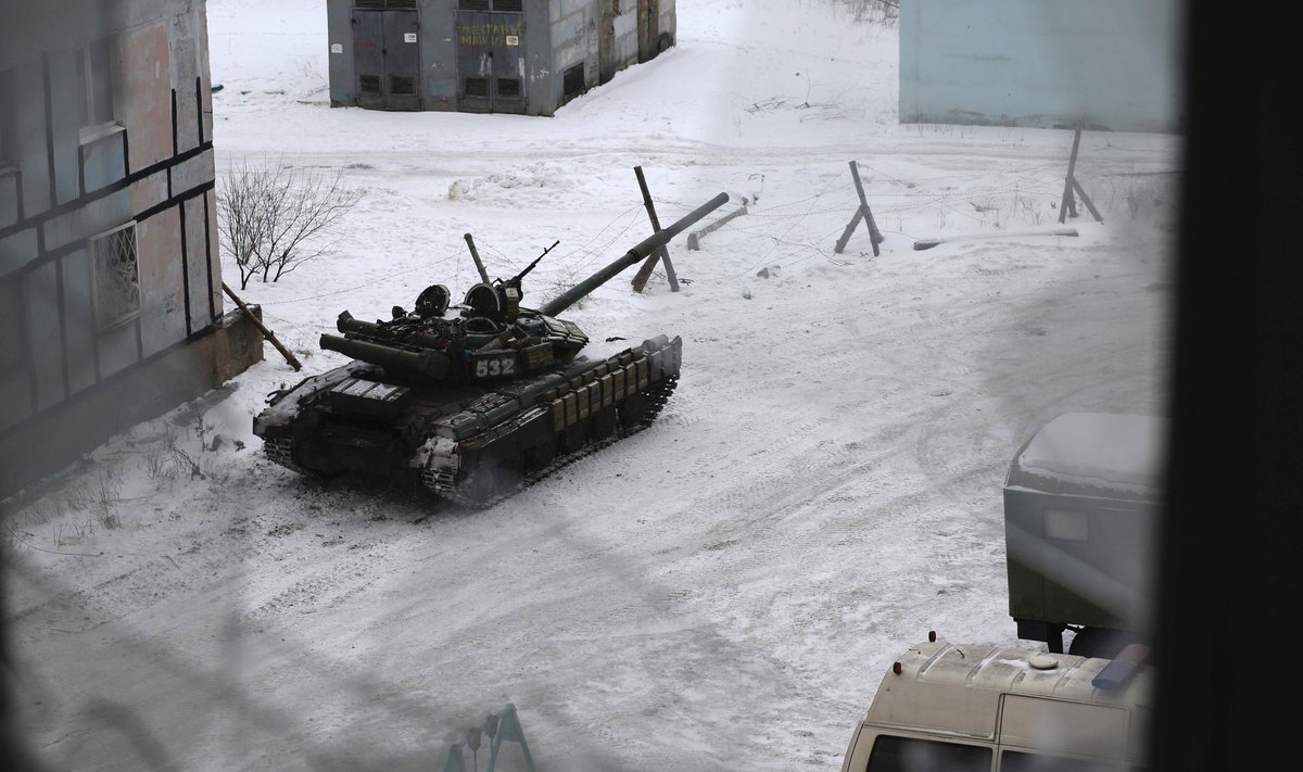 russian tanks in Avdiyvka, Ukraine