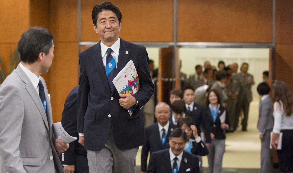 Japonijos Ministras Pirmininkas Shinzo Abe