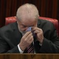 Lula da Silva per jo pergalės Brazilijos prezidento rinkimuose patvirtinimo ceremoniją nesulaikė ašarų