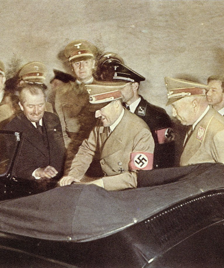 Ferdinandas Porsche ir Adolfas Hitleris