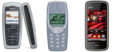 Nokia 2600, Nokia 3310, Nokia 5230
