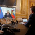 Macronas planuoja atimti iš Putino aukščiausią Prancūzijos apdovanojimą
