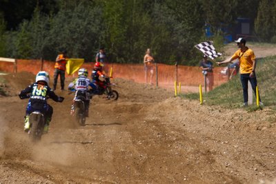Europos motokroso čempionate lietuviai iškovojo vietą ant nugalėtojų pakylos