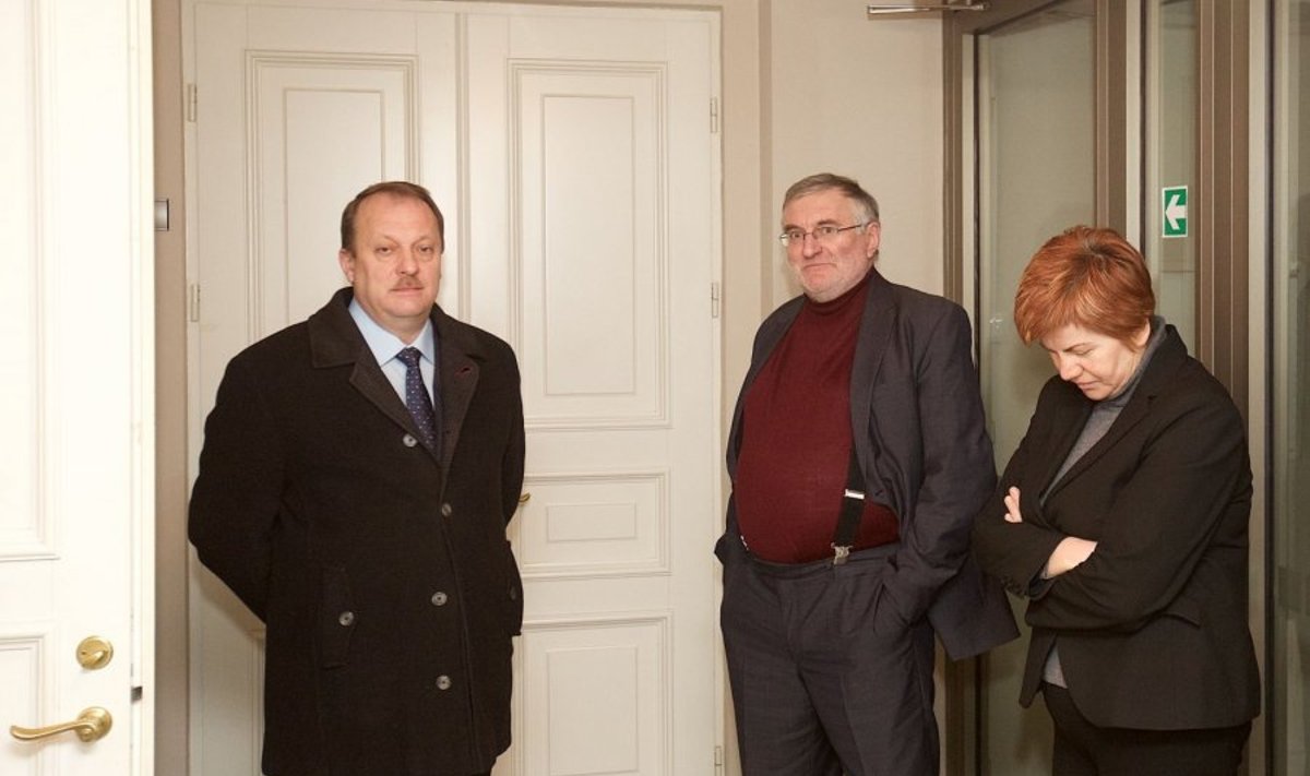 Juozas Bagdonavičius (kairėje), Ričardas Lilas ir Vida Viduolienė