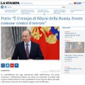 Итальянская газета La Stampa опубликовала статью Путина с призывом доверять России