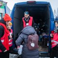 Проводится акция сбора помощи Украине: литовцев призывают жертвовать вещи, продукты, деньги