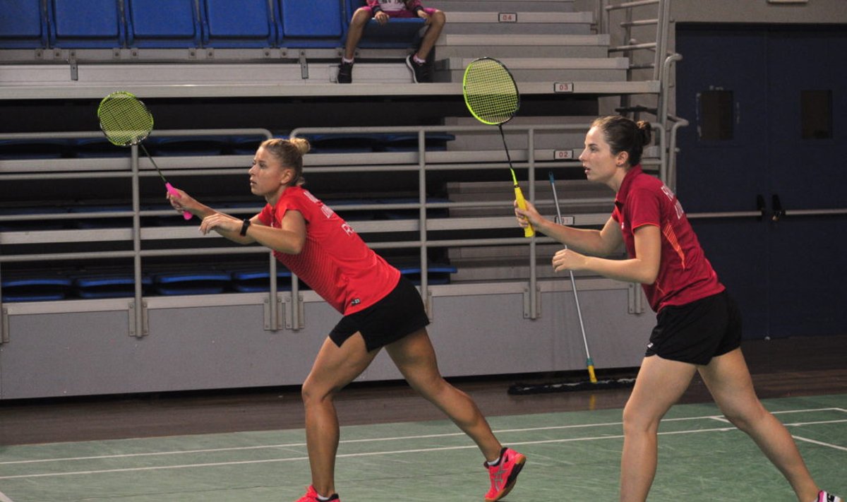 Vytautė Fomkinaitė ir Gerda Voitechovskaja (Lietuvos badmintono federacijos nuotr.)
