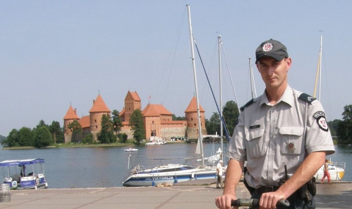 Trakų rajono policijos komisariato patrulis Marek Beliak
