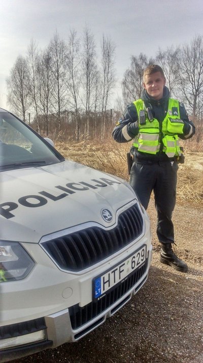 Marius Žiukelis, policijos pareigūnas, debiutuos žiemos ralyje