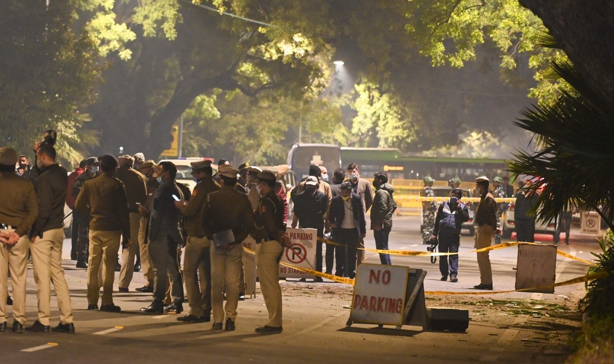Naujajame Delyje prie Izraelio ambasados nugriaudėjo sprogimas, niekas nenukentėjo