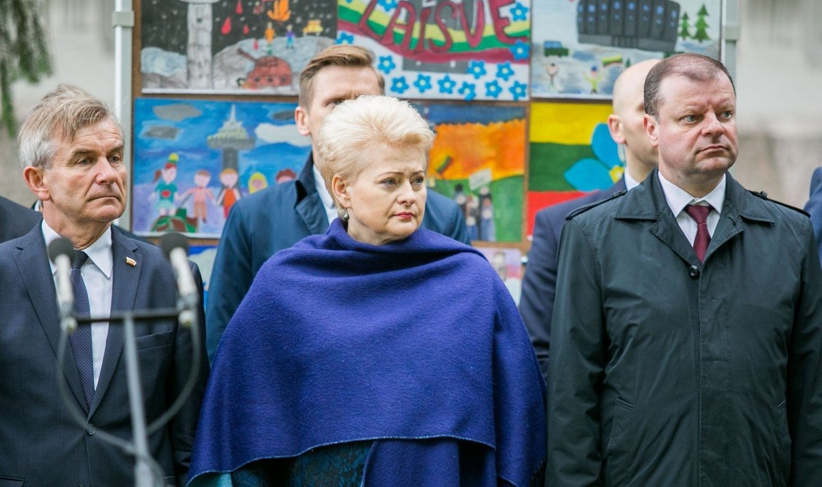 Viktoras Pranckietis, Dalia Grybauskaitė, Saulius Skvernelis