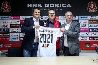 HNK "Gorica" strategas Valdas Dambrauskas (klubo nuotr.)