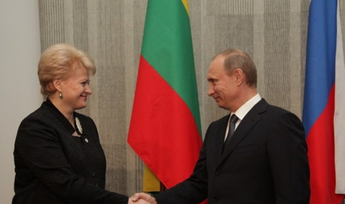 Dalia Grybauskaitė ir Vladimiras Putinas