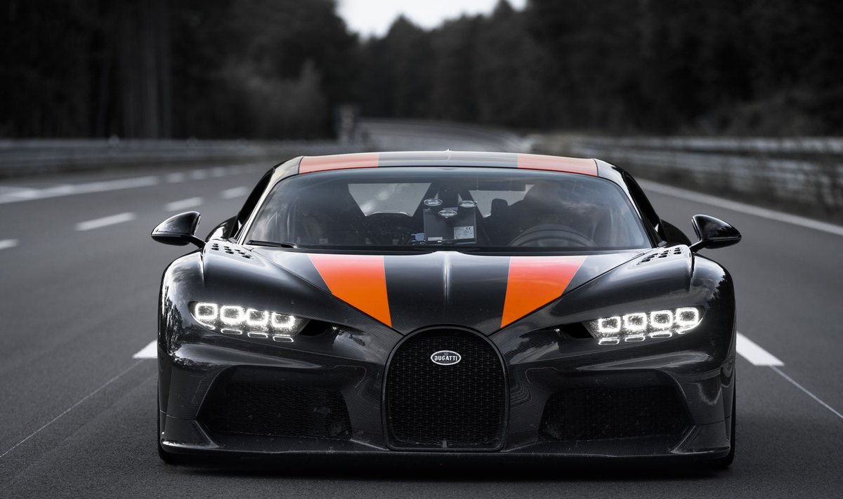 Su "Bugatti Chiron" pasiektas pasaulio rekordas