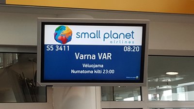 Atidėtas skrydis į Varną