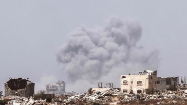 Įtampa Artimuosiuose Rytuose. Izraelio karo lėktuvai ir artilerija smogė Rafai