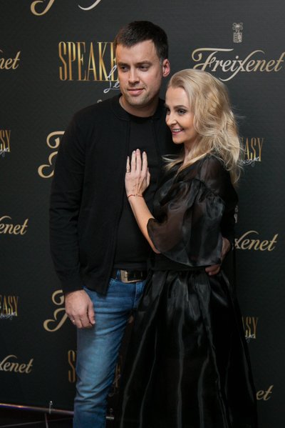 Lina Brazinskaitė-Tupikovskienė su vyru Ričardu