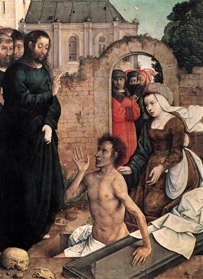 Juan de Flandes, Lozoriaus prikėlimas iš mirusiųjų, 1514-1519 m.