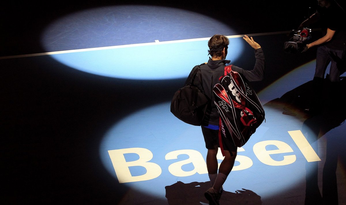 Roger Federeris turnyre Bazelyje