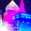 Pekino naujametinio festivalio lankytojus džiugina ledo skulptūros