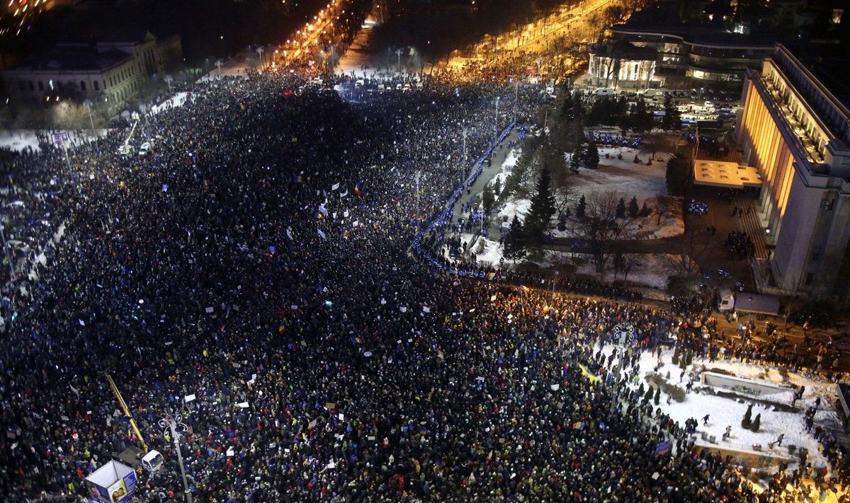 Riaušės ir protestai Rumunijoje