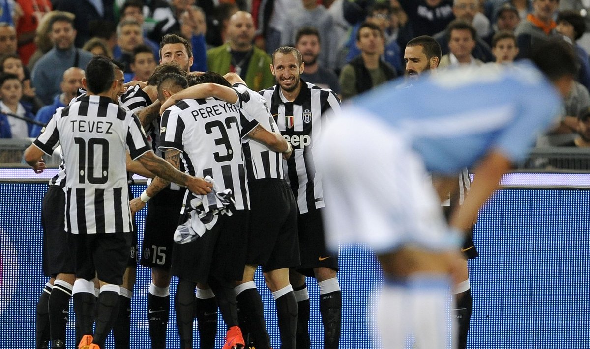 "Juventus" futbolininkai džiaugiasi pergale