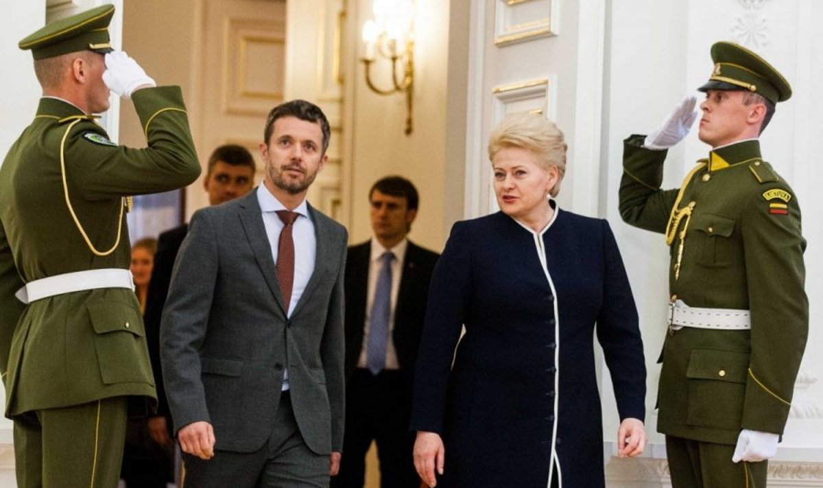 Dalia Grybauskaitė susitiko su Danijos sosto įpėdiniu princu Frederiku