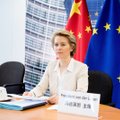 Tvyrant įtampai ES ir Kinija surengė virtualų viršūnių susitikimą