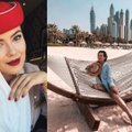 Dubajuje stiuardese dirbusi Brigita – apie susidūrimus su pasaulinėmis įžymybėmis, reikalavimus išvaizdai ir klientų dėmesį