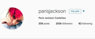 Paris Jackson profilis