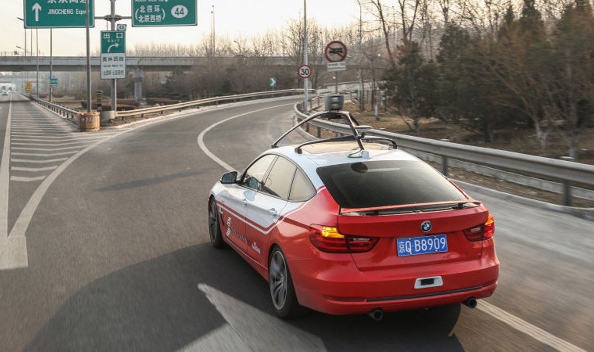 Anksčiau "Baidu" bandė autonomiškus automobilius BMW pagrindu