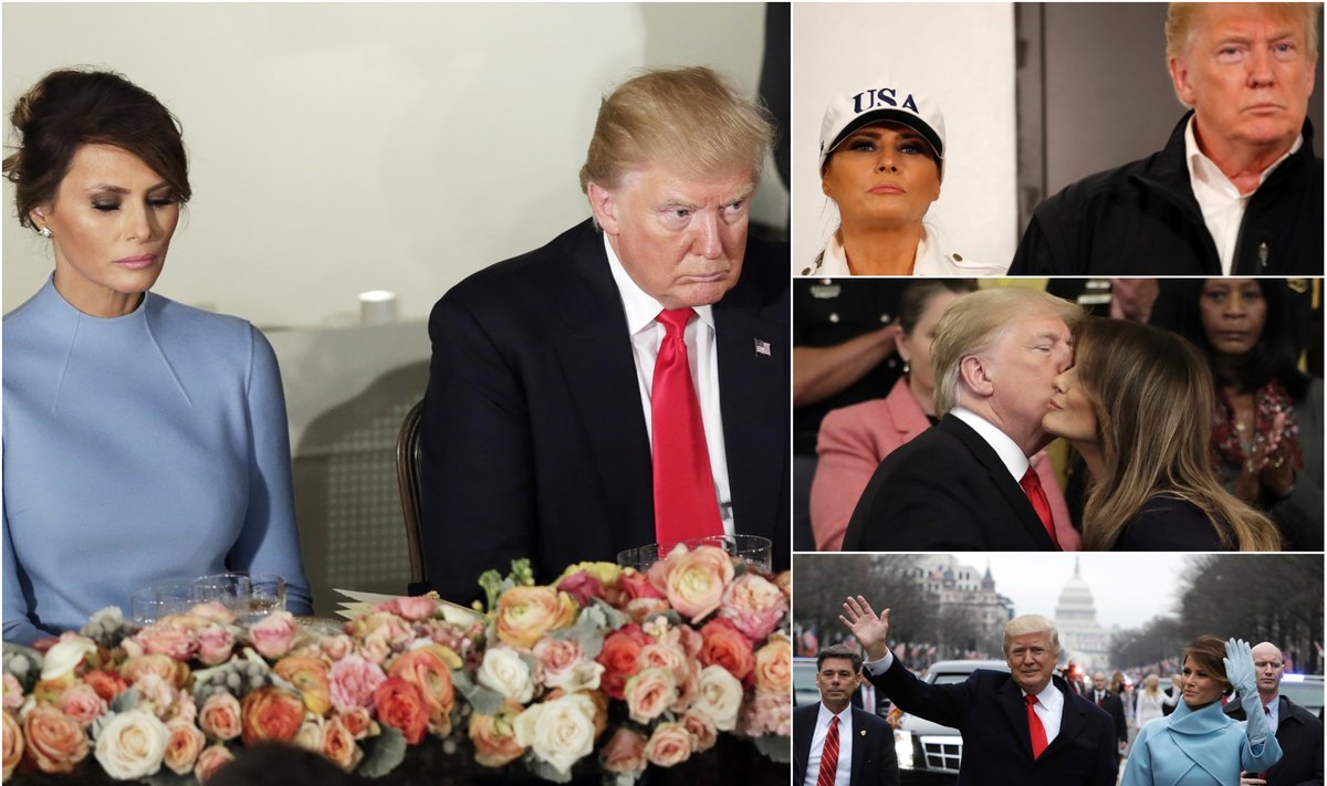 Donaldas Trumpas ir Melania Trump