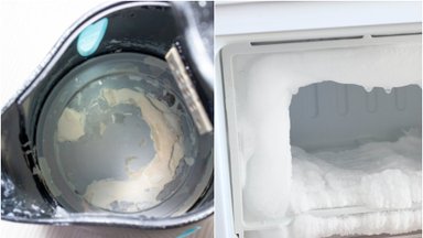 Kalkės elektriniame virdulyje ir ledas šaldiklio kameroje – požymiai, kad švaistote pinigus