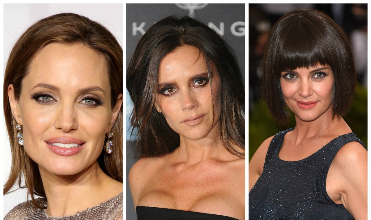 A. Jolie, V. Beckham, K. Holmes