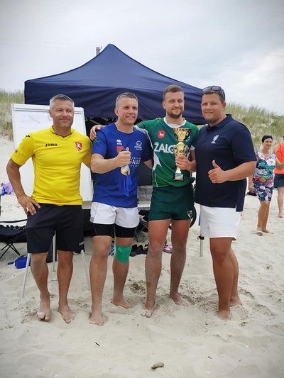 Lietuvos paplūdimio regbio čempionato akimirka (Lietuvos regbio federacija)