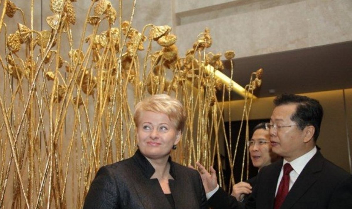 Dalia Grybauskaitė Kinijoje