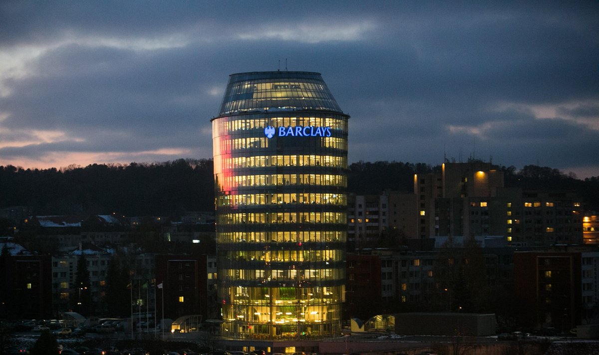 Barclays building in Vilnius